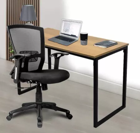 Multipurpose Sleek Table & Fluid Ergonomic Chair